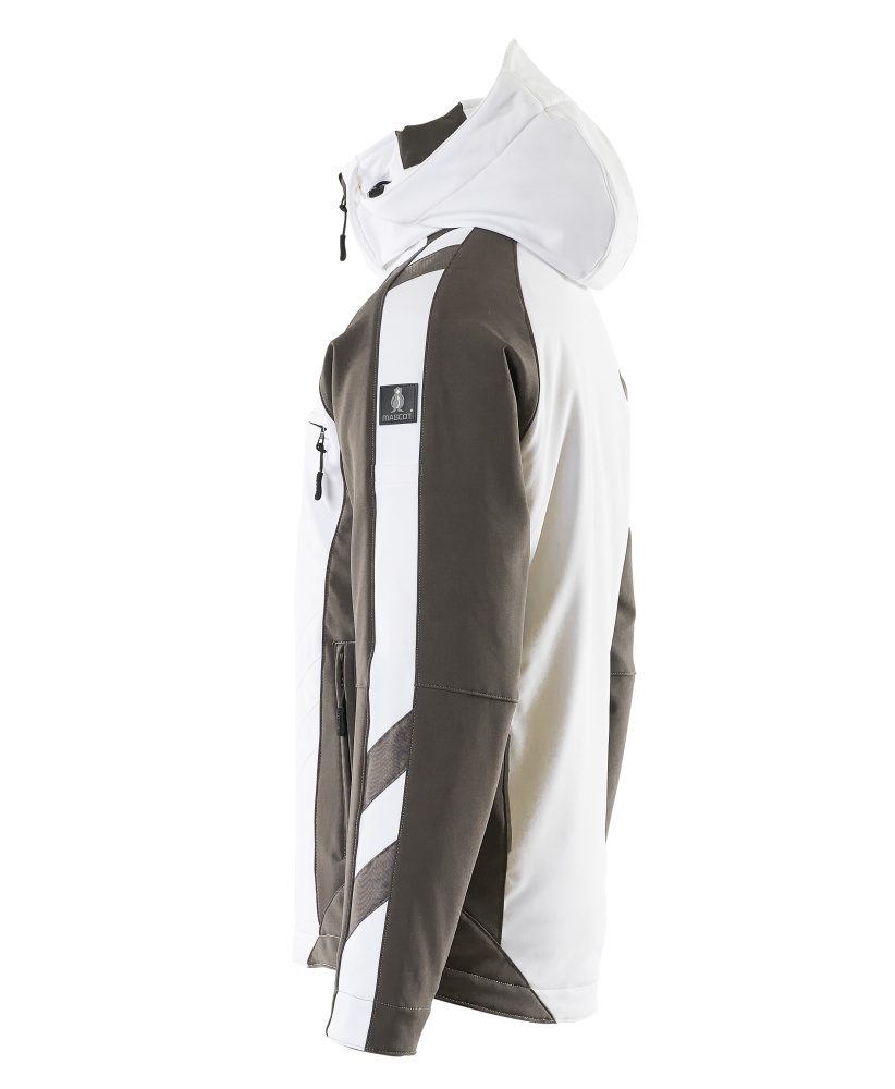 Mascot Darmstadt Unique Softshelljacke – weiß/anthrazit