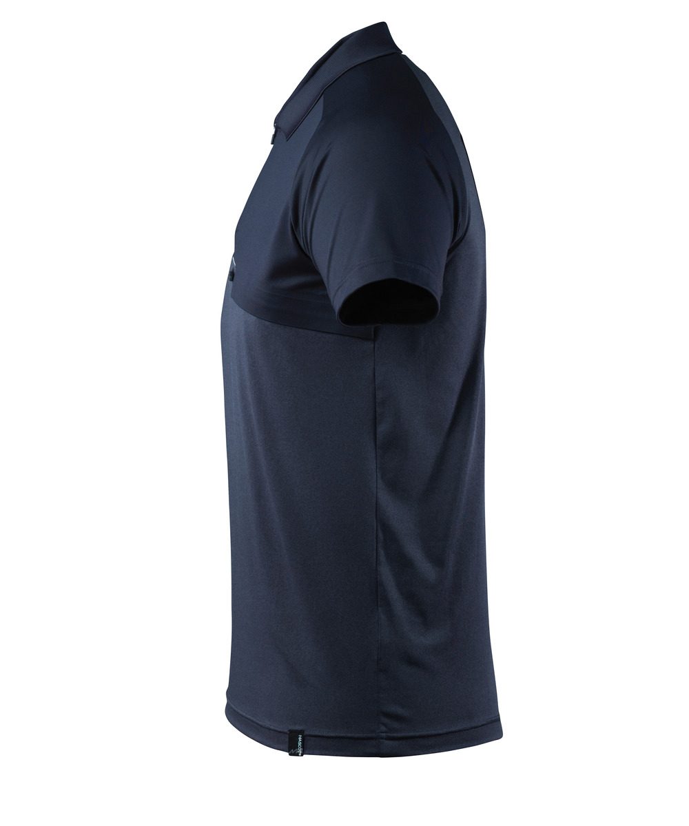 Mascot mit Brusttasche Advanced Poloshirt – schwarzblau