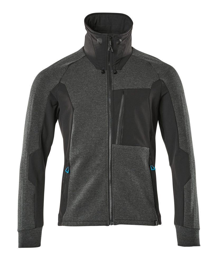 Mascot mit Stehkragen Advanced Sweatjacke – schwarz