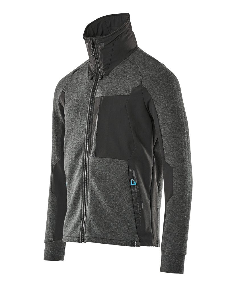 Mascot mit Stehkragen Advanced Sweatjacke – schwarz