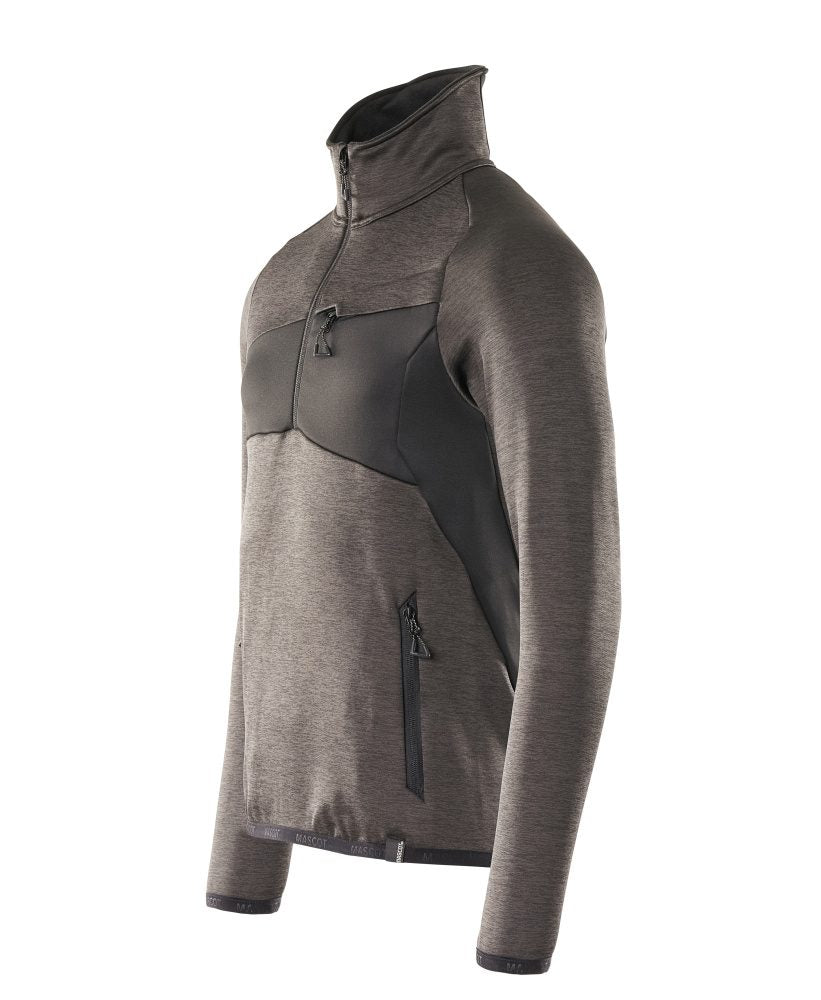 Mascot Accelerate Fleecepullover – dunkelanthrazit/schwarz