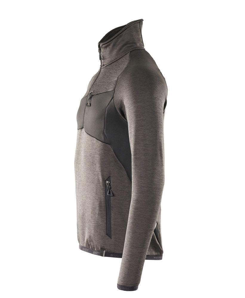 Mascot Accelerate Fleecepullover – dunkelanthrazit/schwarz