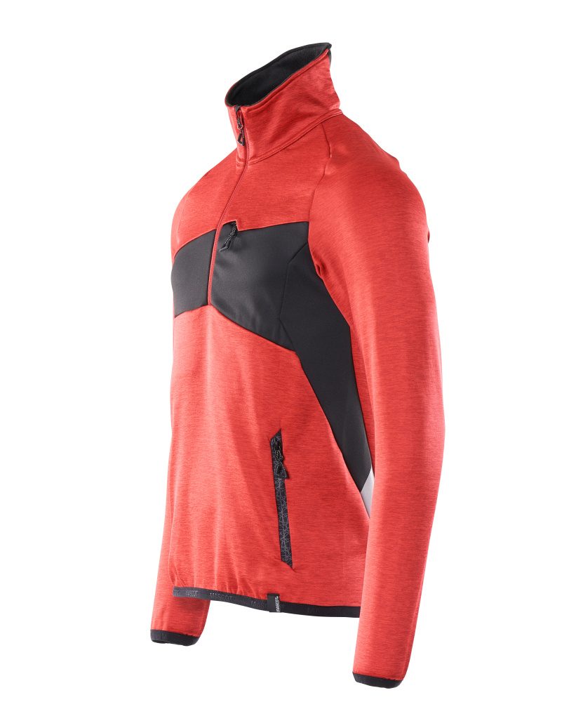 Mascot Accelerate Fleecepullover – verkehrsrot/schwarz