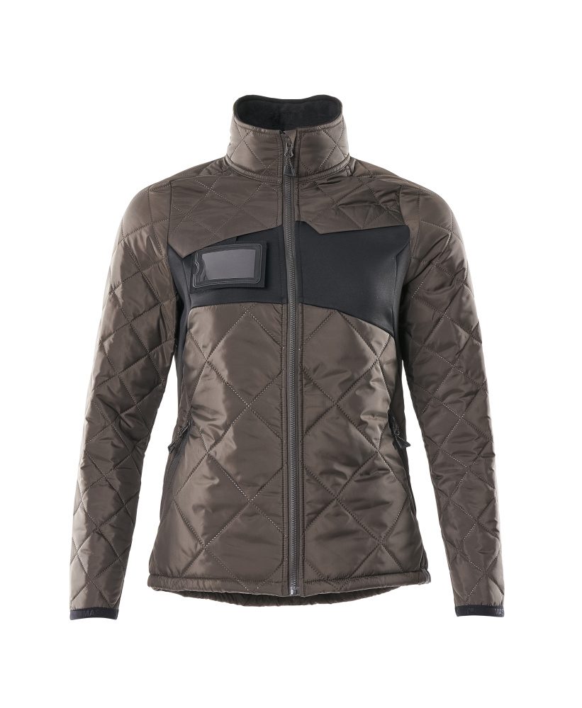 Mascot Damen mit Climascot Accelerate Steppjacke – dunkelanthrazit/schwarz