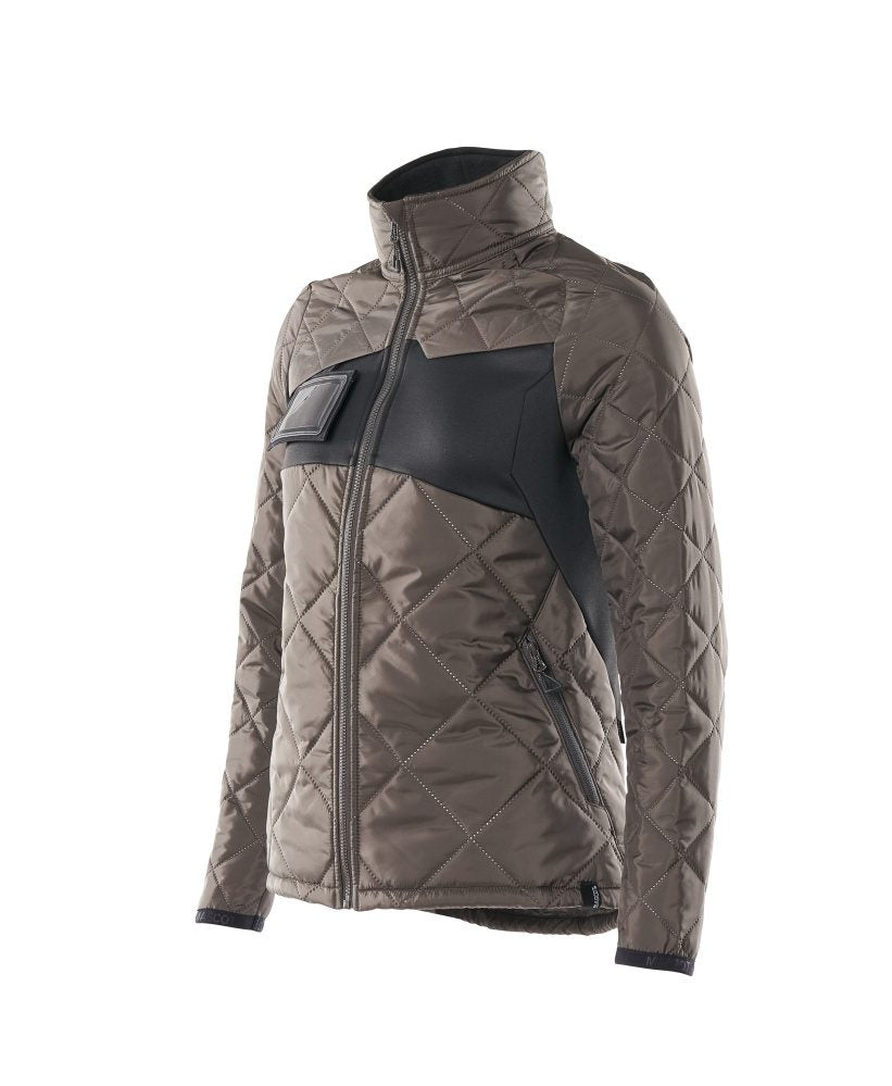 Mascot Damen mit Climascot Accelerate Steppjacke – dunkelanthrazit/schwarz