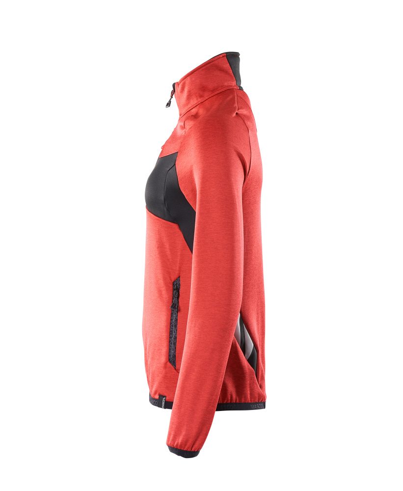 Mascot Damen Accelerate Fleecepullover – verkehrsrot/schwarz