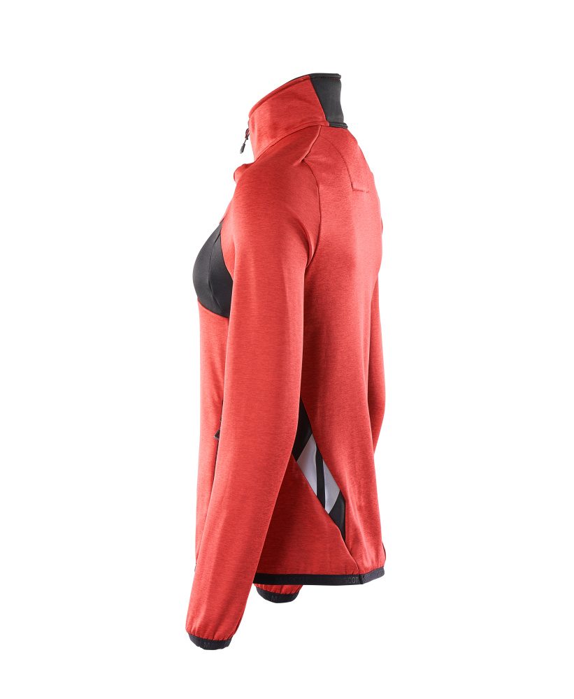 Mascot Damen Accelerate Fleecepullover – verkehrsrot/schwarz