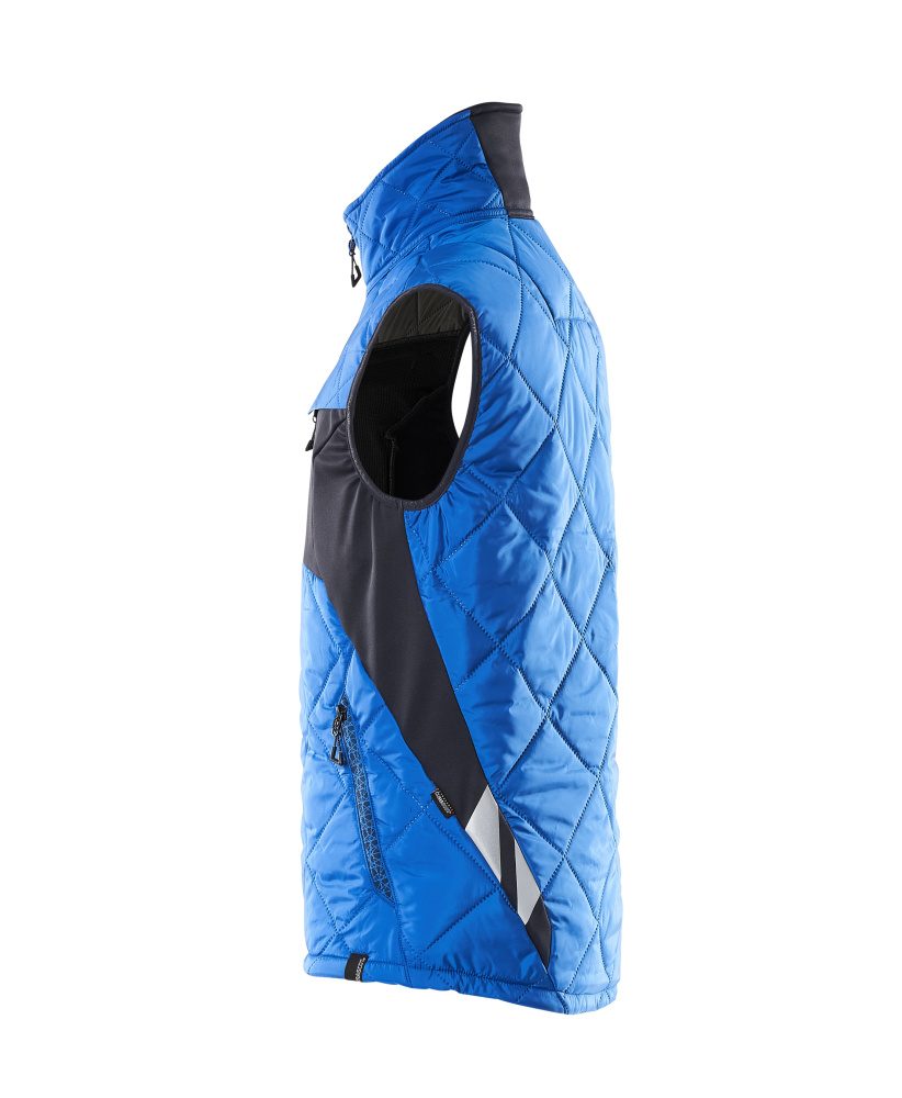 Mascot Accelerate Steppweste mit Climascot – azurblau/schwarzblau