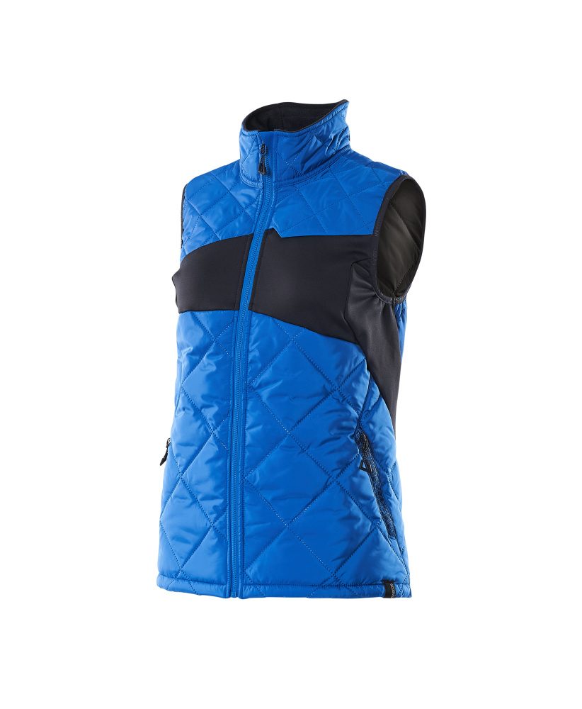 Mascot Damen mit Climascot Accelerate Steppweste – azurblau/schwarzblau