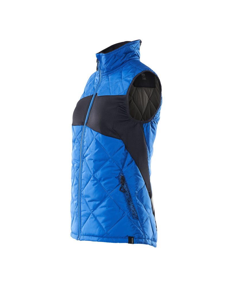 Mascot Damen mit Climascot Accelerate Steppweste – azurblau/schwarzblau