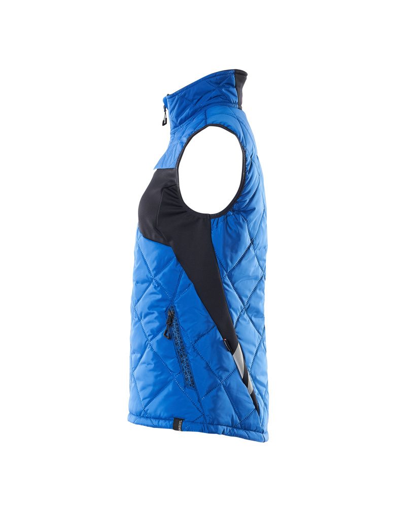 Mascot Damen mit Climascot Accelerate Steppweste – azurblau/schwarzblau