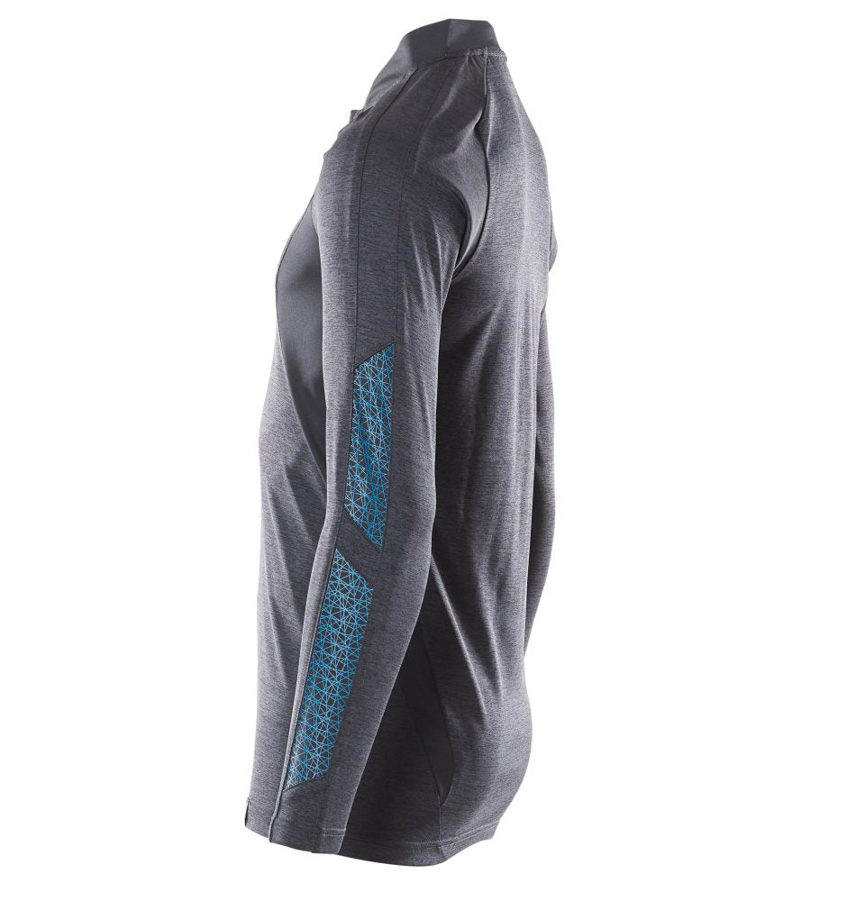 Mascot Coolmax Pro Accelerate Langarm-Poloshirt – schwarzblau