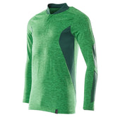 Mascot Coolmax Pro Accelerate Langarm-Poloshirt – grasgrün/grün