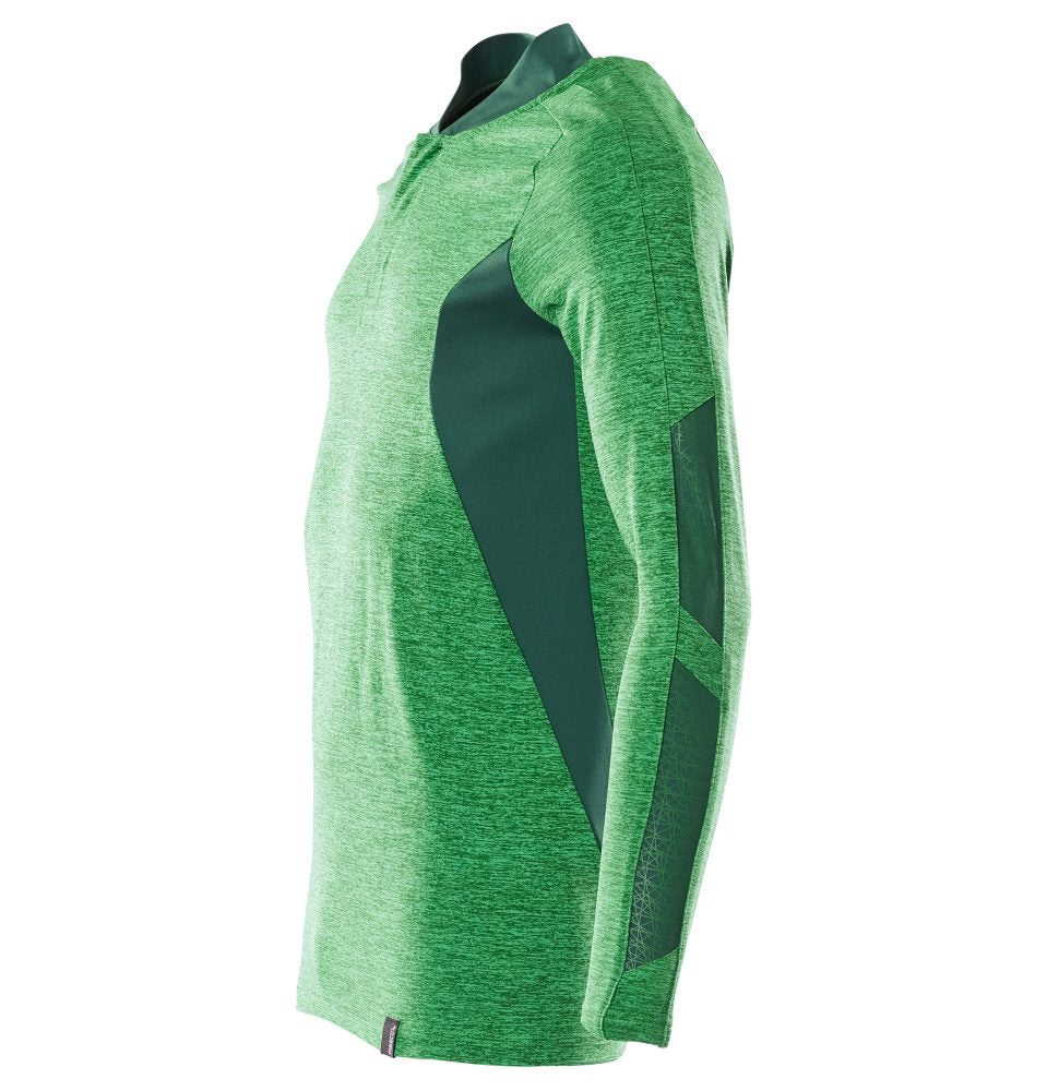Mascot Coolmax Pro Accelerate Langarm-Poloshirt – grasgrün/grün