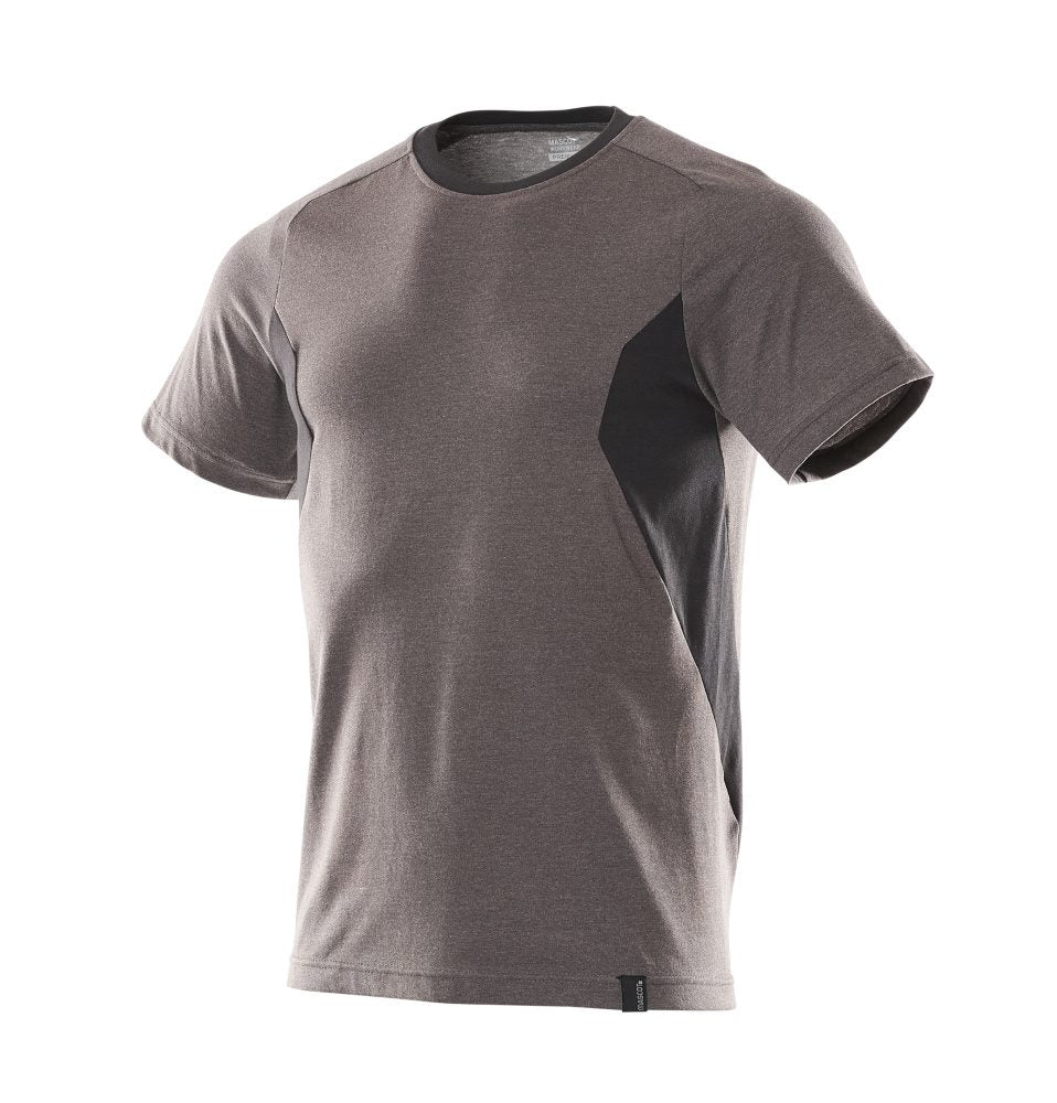 Mascot Accelerate 100% Baumwolle T-Shirt – dunkelanthrazit/schwarz