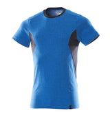 Mascot Accelerate 100% Baumwolle T-Shirt – azurblau/schwarzblau