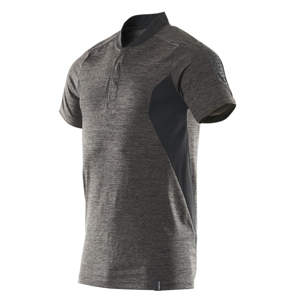 Mascot Accelerate Polo-Shirt mit Coolmax Pro – dunkelanthrazit/schwarz