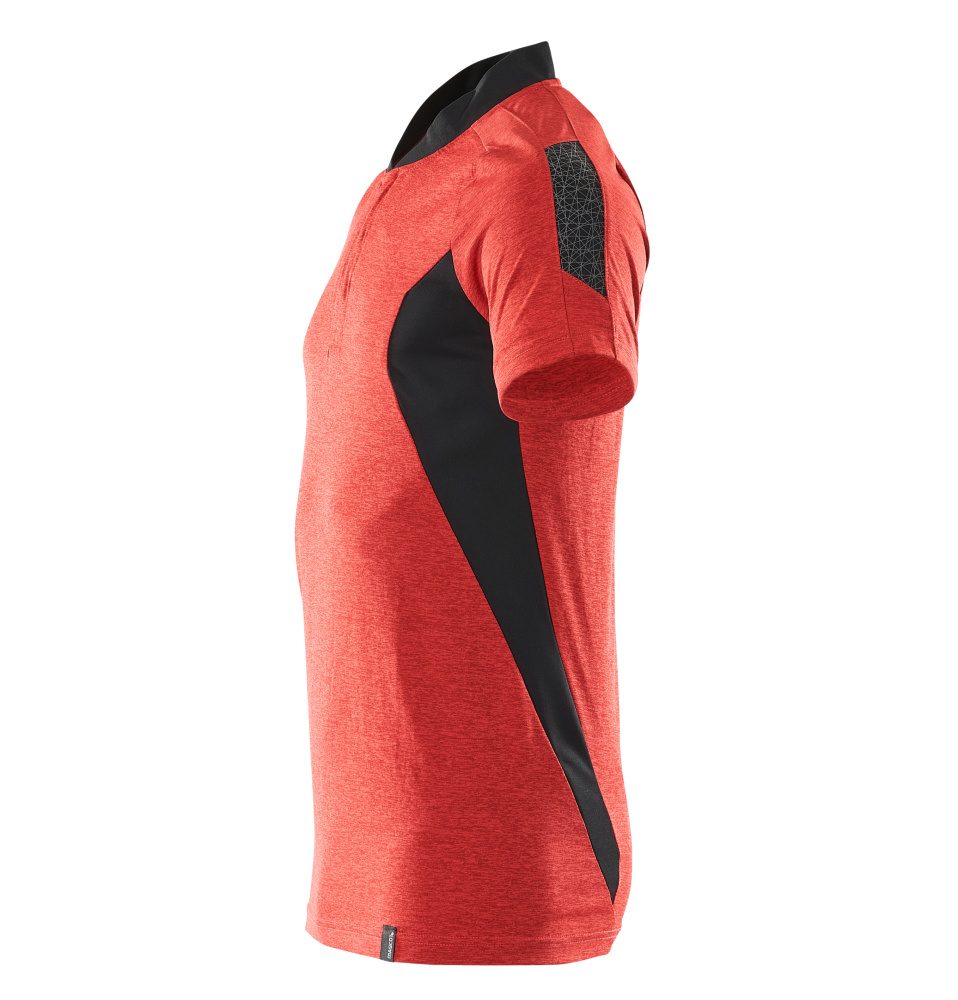 Mascot Accelerate Polo-Shirt mit Coolmax Pro – verkehrsrot/schwarz