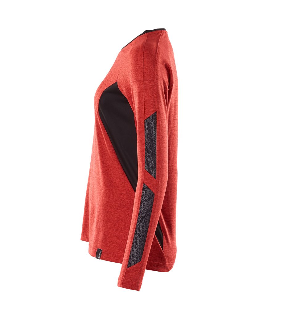 Mascot Damen Coolmax Pro Accelerate Langarmshirt – verkehrsrot/schwarz