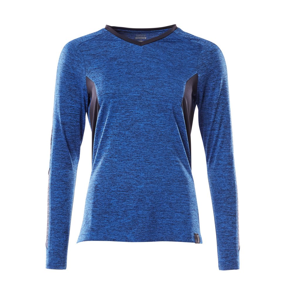 Mascot Damen Coolmax Pro Accelerate Langarmshirt – azurblau/schwarzblau