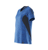 Mascot Damen mit Coolmax Pro Accelerate T-Shirt – azurblau/schwarzblau