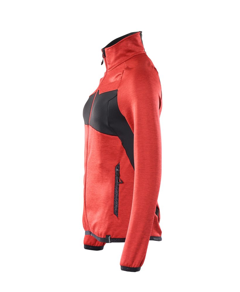 Mascot Damen Accelerate Fleecejacke – verkehrsrot/schwarz