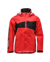 Mascot Accelerate Hardshell-Regenjacke – verkehrsrot/schwarz