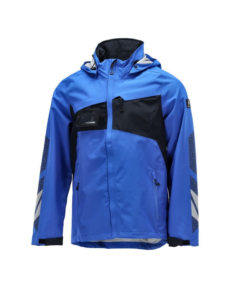 Mascot Accelerate Hardshell-Regenjacke – azurblau/schwarzblau