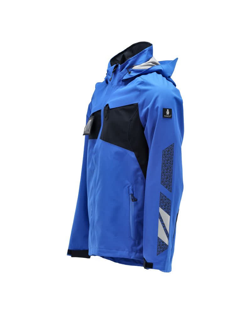 Mascot Accelerate Hardshell-Regenjacke – azurblau/schwarzblau