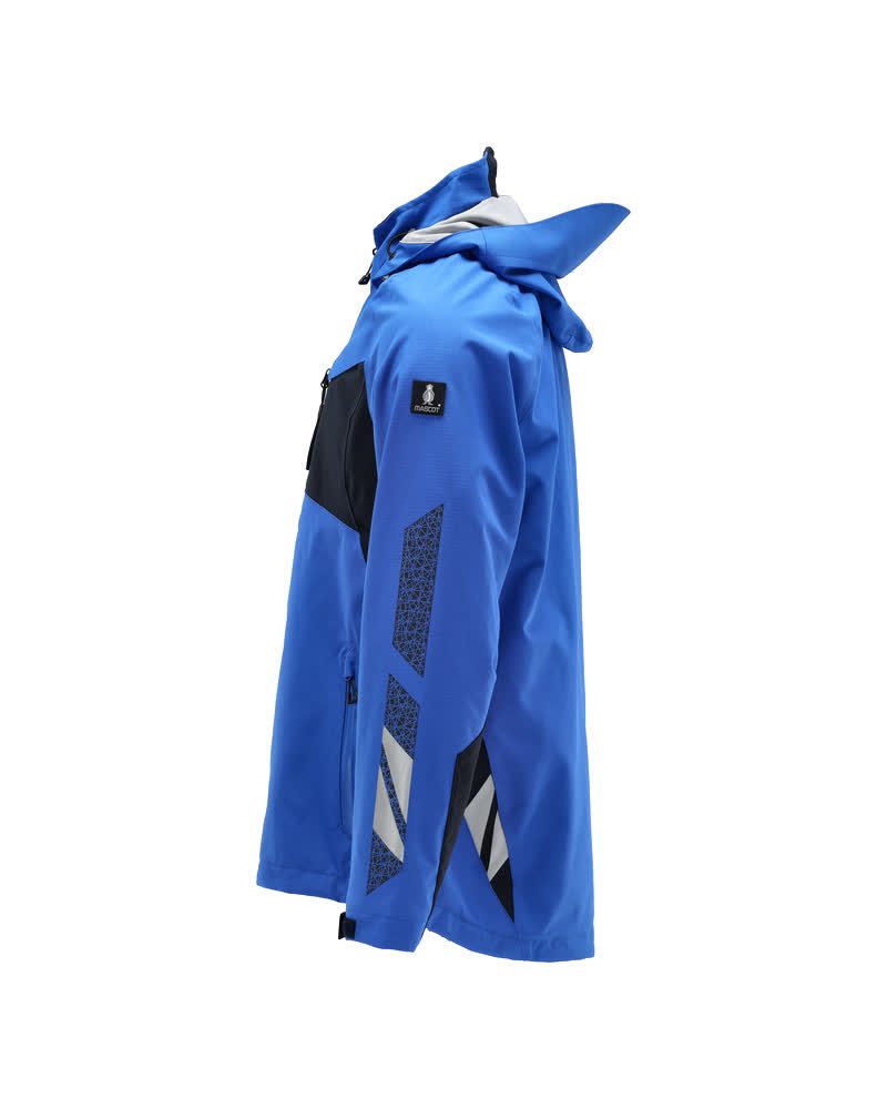 Mascot Accelerate Hardshell-Regenjacke – azurblau/schwarzblau