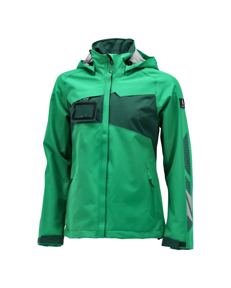 Mascot Damen Accelerate Hardshell-Regenjacke – grasgrün/grün