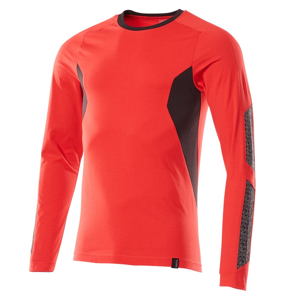 Mascot Accelerate Langarmshirt – verkehrsrot/schwarz