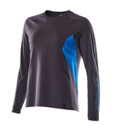 Mascot Damen Accelerate Langarmshirt – schwarzblau/azurblau