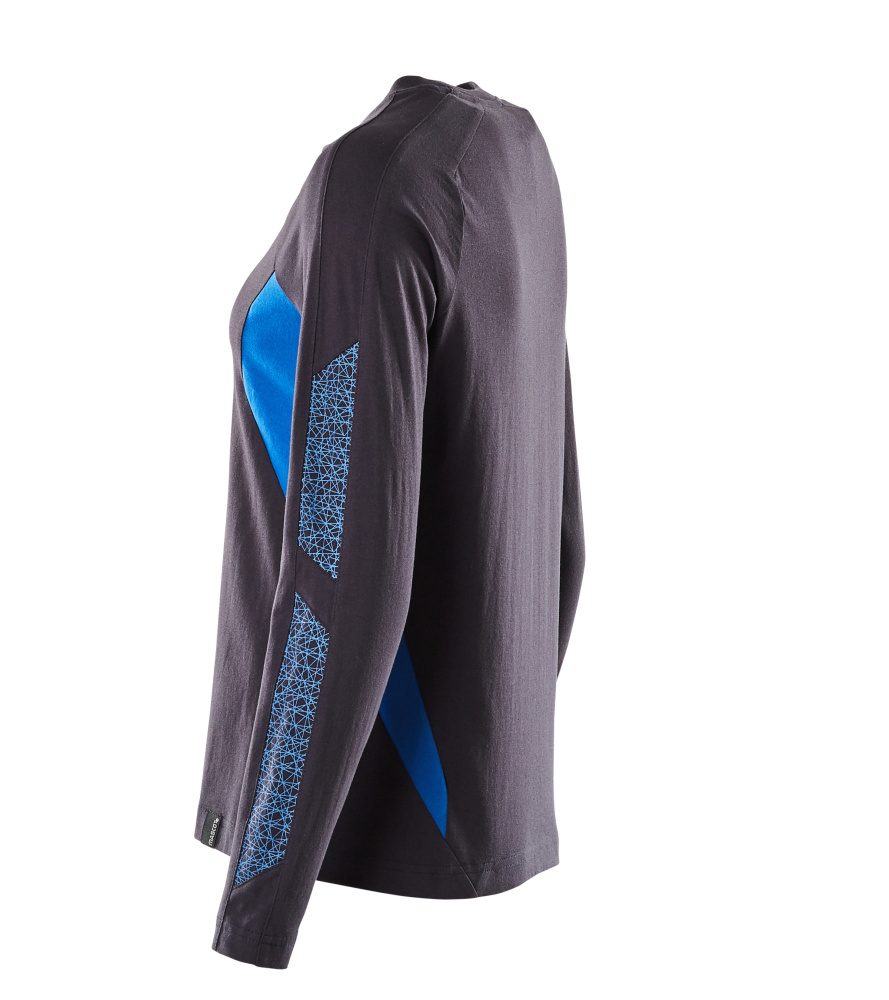 Mascot Damen Accelerate Langarmshirt – schwarzblau/azurblau