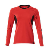 Mascot Damen Accelerate Langarmshirt – verkehrsrot/schwarz