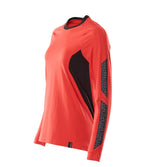 Mascot Damen Accelerate Langarmshirt – verkehrsrot/schwarz