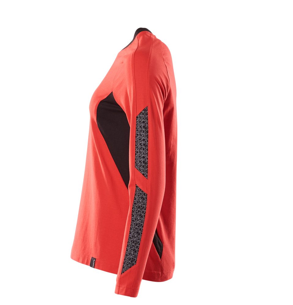 Mascot Damen Accelerate Langarmshirt – verkehrsrot/schwarz
