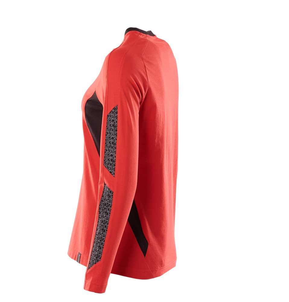 Mascot Damen Accelerate Langarmshirt – verkehrsrot/schwarz