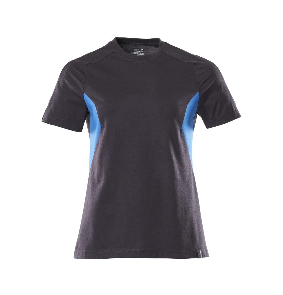 Mascot Damen Accelerate T-Shirt – schwarzblau/azurblau