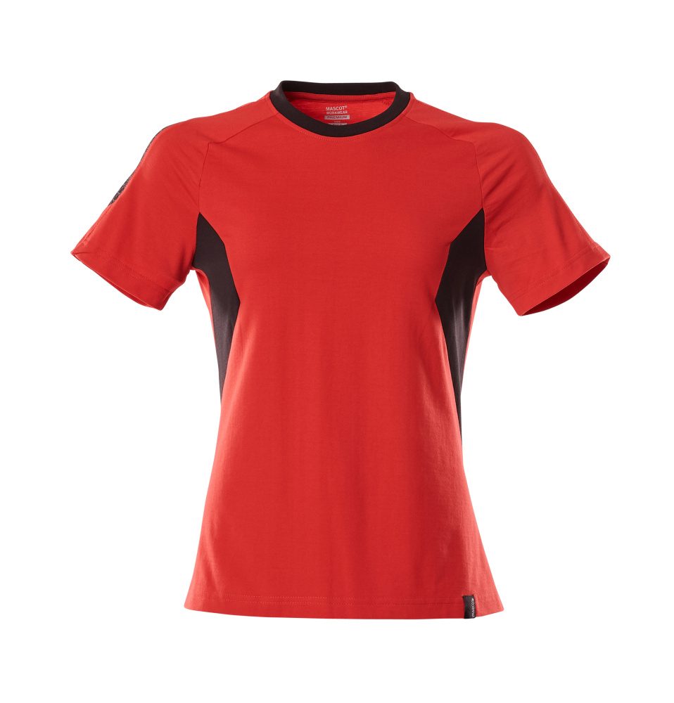 Mascot Damen Accelerate T-Shirt – verkehrsrot/schwarz