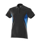 Mascot Damen Accelerate Poloshirt – schwarzblau/azurblau