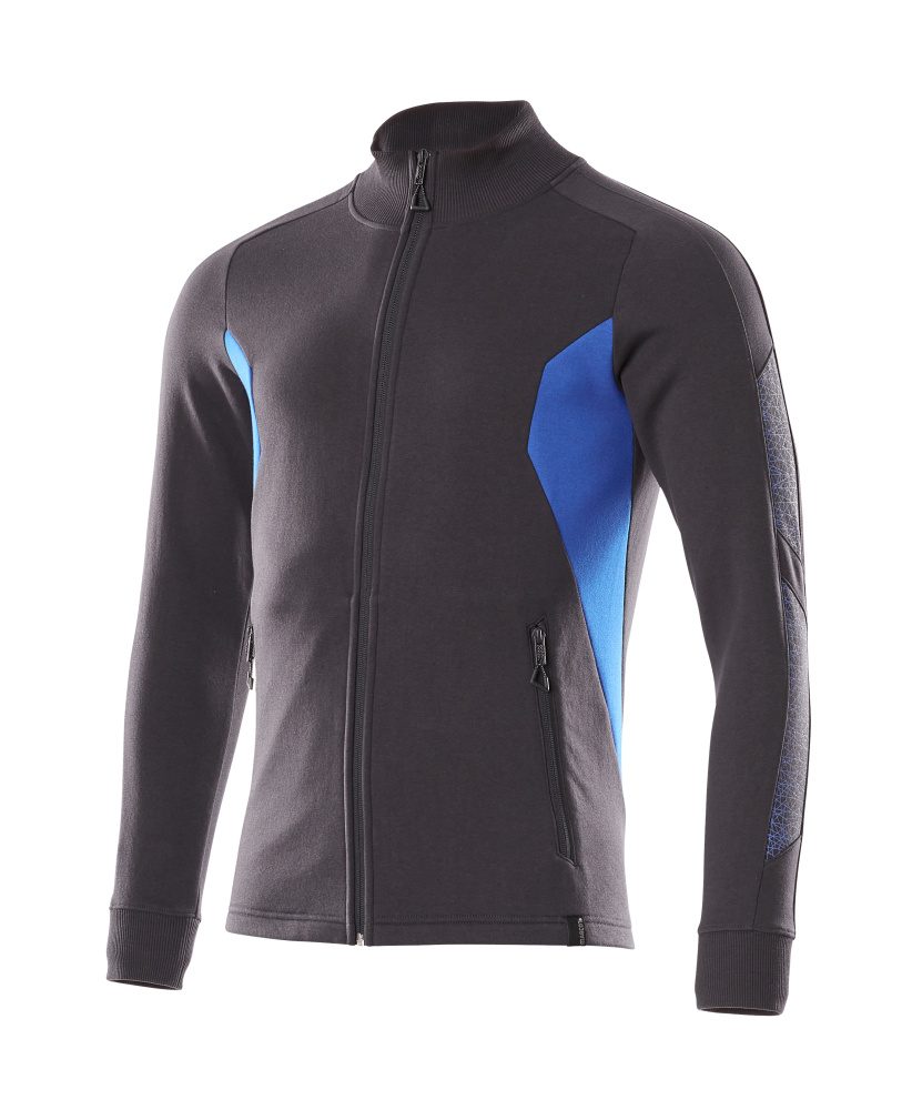 Mascot Accelerate Sweatjacke – schwarzblau/azurblau