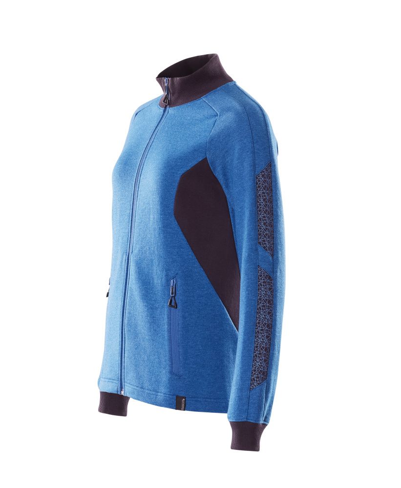 Mascot Damen Accelerate Sweatjacke – azurblau/schwarzblau