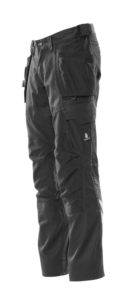 Mascot Accelerate Stretch-Einsätze Handwerkerhose – schwarz