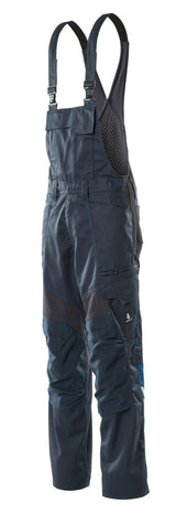 Mascot Accelerate Stretch-Einsätze Latzhose – schwarzblau
