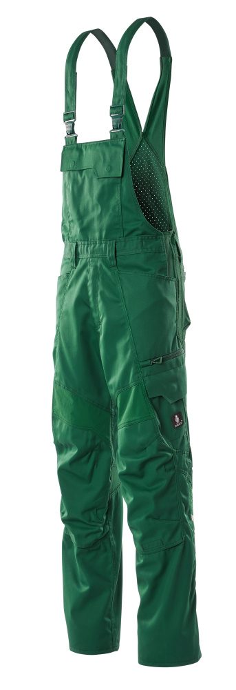 Mascot Accelerate Stretch-Einsätze Latzhose – grün