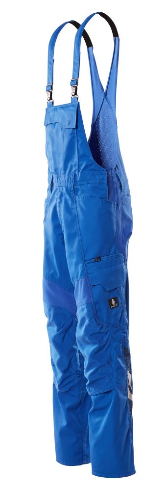 Mascot Accelerate Stretch-Einsätze Latzhose – azurblau