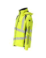 Mascot Accelerate Safe Warnschutz Regenjacke – gelb/schwarzblau