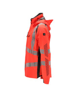 Mascot Accelerate Safe Warnschutz Regenjacke – rot/dunkelanthrazit