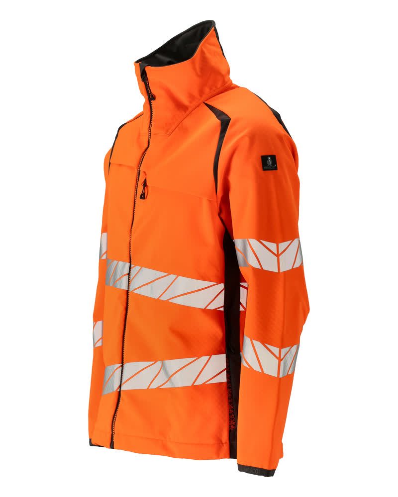 Mascot Accelerate Safe Warn-Softshelljacke – orange/dunkelanthrazit